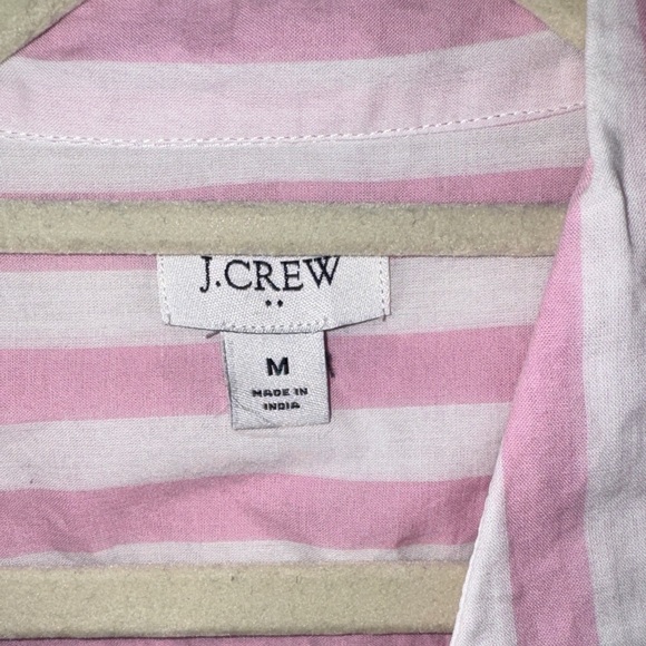 J. Crew Pink and White  Striped Shirt - Picture 2 of 6
